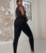 Curve Revitalise 7/8 High Waisted Leggings - Midnight Black