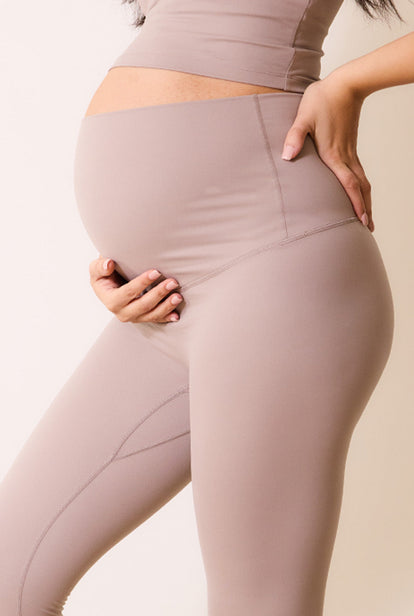 Maternity 24/7 Revitalise 7/8 Leggings - Clay