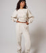 Curve ALL SZN Organic Cuffed Jogger - Ecru
