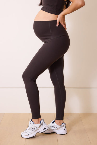 Maternity 24/7 Revitalise Leggings - Black Coffee