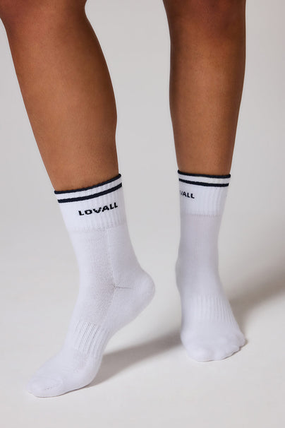 Ribbed Sports Socks - Black