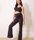 Maternity 24/7 Revitalise Flare Leggings - Black Coffee