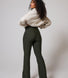 Curve Winter Flare Leggings - Deep Olive