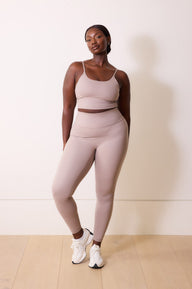 Curve 24/7 Revitalise High Waisted Leggings - Clay