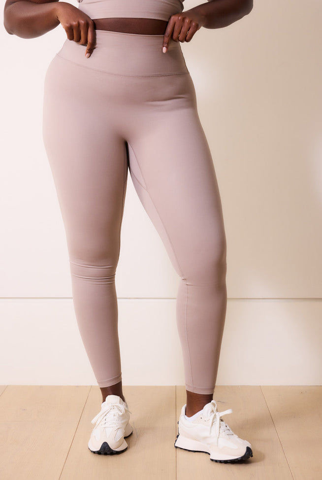 24/7 Revitalise High Waisted Leggings -Clay