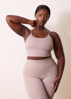 Curve 24/7 Revitalise High Waisted Leggings - Clay