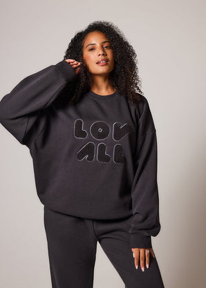Curve ALL SZN Organic Oversized Sweatshirt Style 1 - Shadow