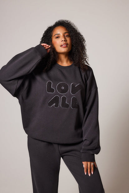 ALL SZN Organic Oversized Sweatshirt Style 1 - Shadow