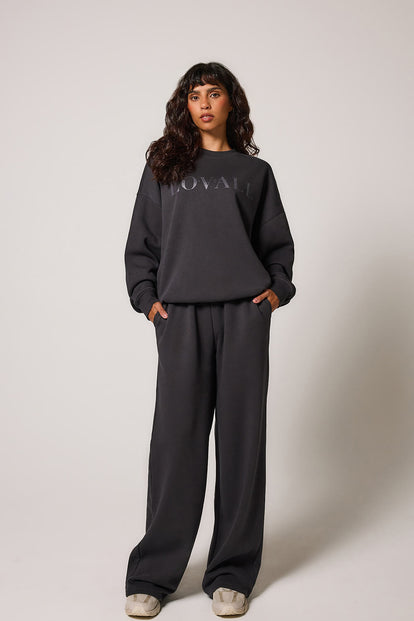 ALL SZN Organic Wide Leg Jogger - Shadow