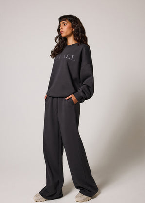 Curve ALL SZN Organic Wide Leg Jogger - Shadow