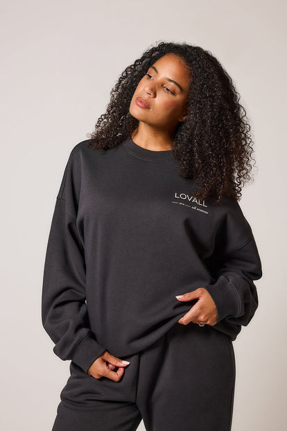 ALL SZN Organic Oversized Sweatshirt Style 3 - Shadow