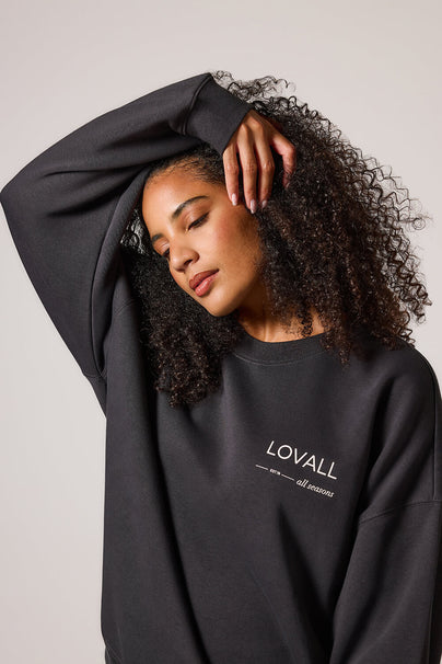 ALL SZN Organic Oversized Sweatshirt Style 3 - Shadow