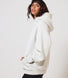 Curve Heavyweight Oversized Hoodie - Light Grey Marl