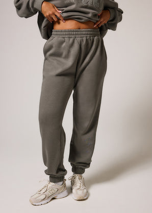 Curve ALL SZN Organic Cuffed Jogger - Slate Green