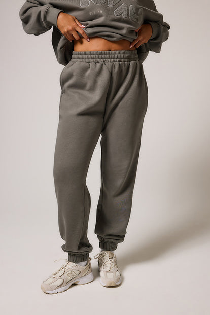 Curve ALL SZN Organic Cuffed Jogger - Slate Green