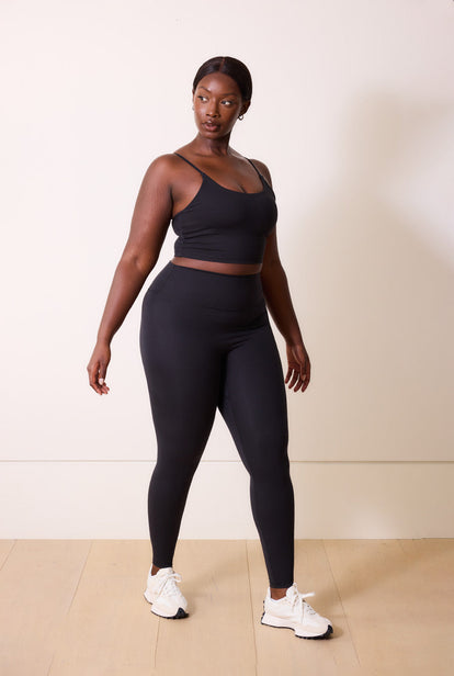 Curve 24/7 Revitalise 7/8 High Waisted Leggings - Midnight Black