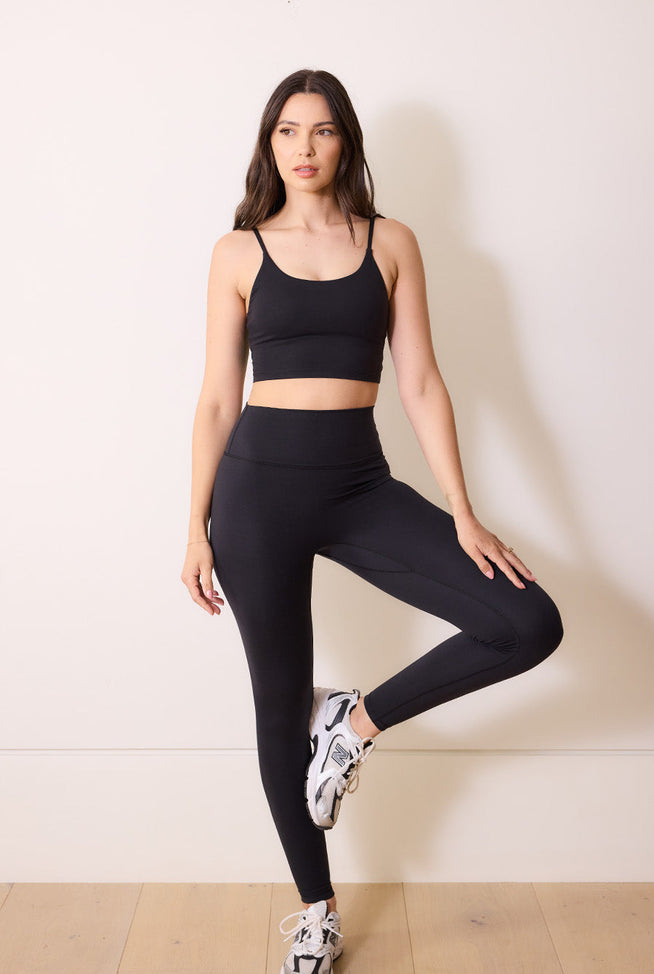 24/7 Revitalise High Waisted Leggings - Midnight Black