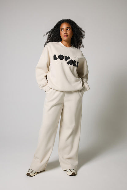 ALL SZN Organic Oversized Sweatshirt Style 2 - Ecru