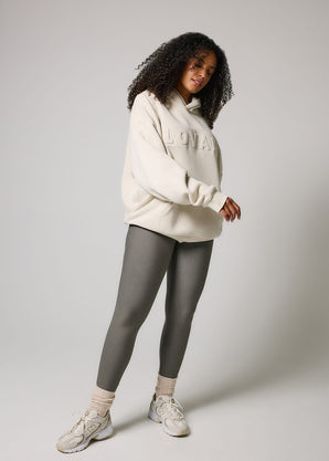 Curve Winter Everyday High Waisted Leggings - Slate Green