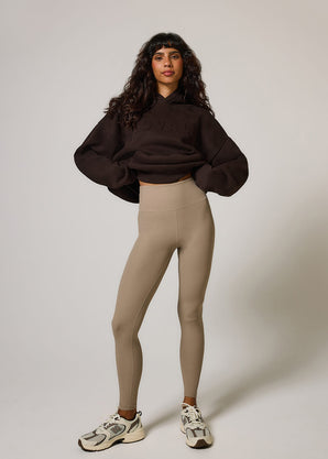Heavyweight Oversized Hoodie - Espresso Brown