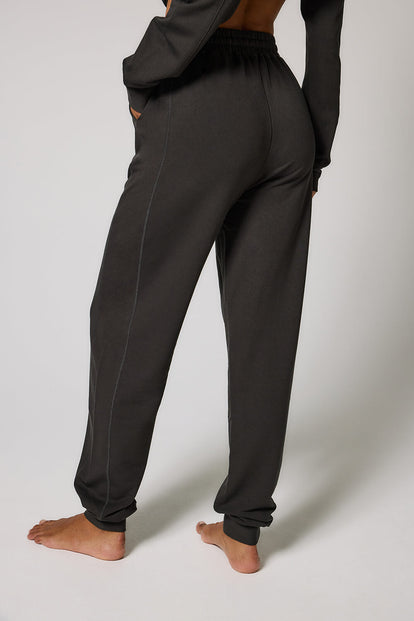 Curve Luxe Lounge Jogger - Black Coffee