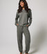 Curve Luxe Lounge Sweatshirt - Slate Green