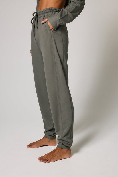 Luxe Lounge Jogger - Slate Green