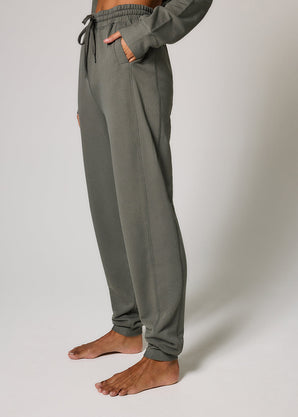 Curve Luxe Lounge Jogger - Slate Green