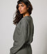 Curve Luxe Lounge Sweatshirt - Slate Green