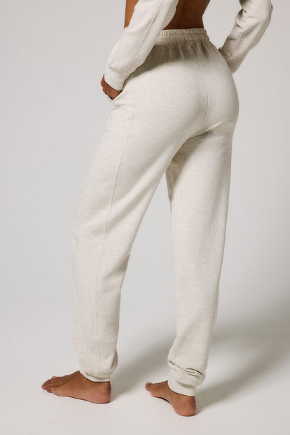 Luxe Lounge Jogger - Vanilla Marl