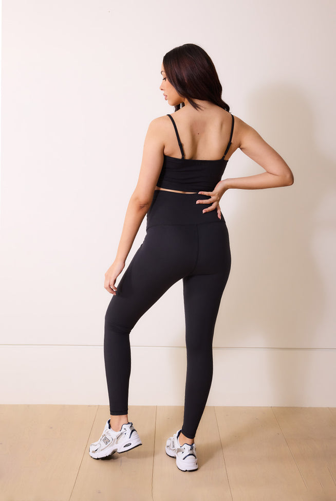 Maternity 24/7 Revitalise 7/8 Leggings - Midnight Black