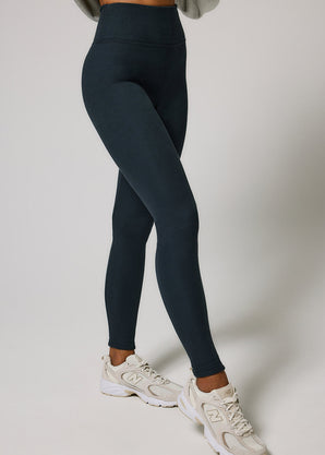 Curve Extreme Fleece Lined Leggings - Vintage Navy