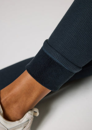 Curve Extreme Fleece Lined Leggings - Vintage Navy