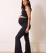 Maternity 24/7 Revitalise Flare Leggings - Midnight Black