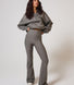 Curve Winter Flare Leggings - Slate Green