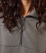Curve ALL SZN Organic Oversized 1/4 Zip Sweatshirt - Slate Green