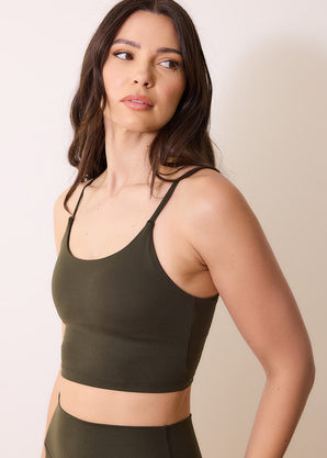 Curve 24/7 Revitalise Sports Bra - Deep Olive