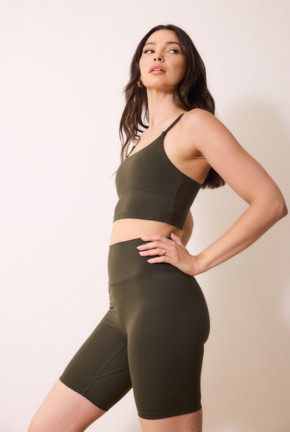 Curve 24/7 Revitalise Sports Bra - Deep Olive