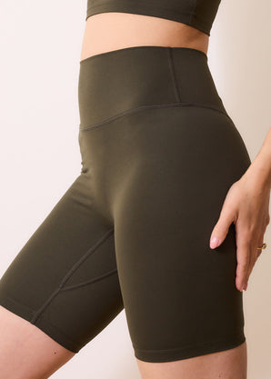 24/7 Revitalise Cycling Shorts - Deep Olive