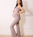 Maternity 24/7 Revitalise Flare Leggings - Clay