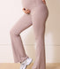 Maternity 24/7 Revitalise Flare Leggings - Clay