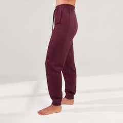 Luxe Lounge Jogger - Dark Cherry