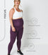 Maternity Focus Sports Leggings - Mulberry Plum