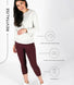 Maternity Revitalise Cropped Leggings - Winter Berry