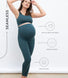 Ultimate Seamless Maternity Leggings - Teal Blue