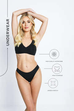 Seamless High Leg Knickers 3 Pack