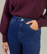 Slim Fit Mom Jeans - Dark Blue