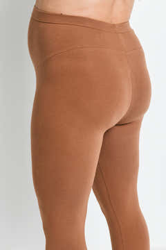 Maternity Everyday Cropped Leggings - Mocha Brown