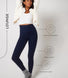 Ribbed Leggings - Navy