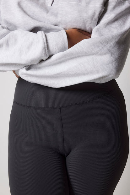 Curve Ribbed Leggings - Shadow Grey